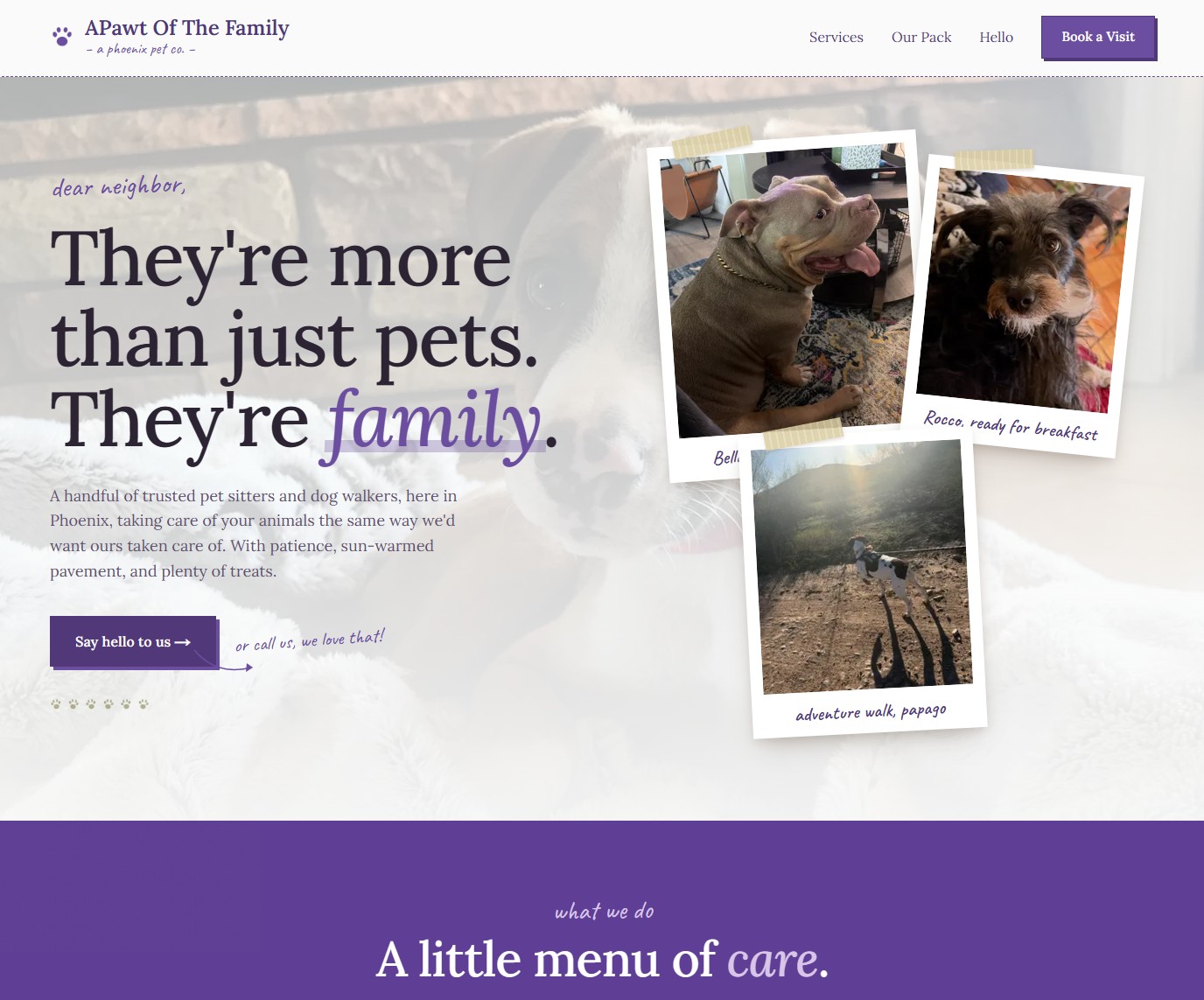 A Pawt of the Family - Local Dogsitting screenshot 1