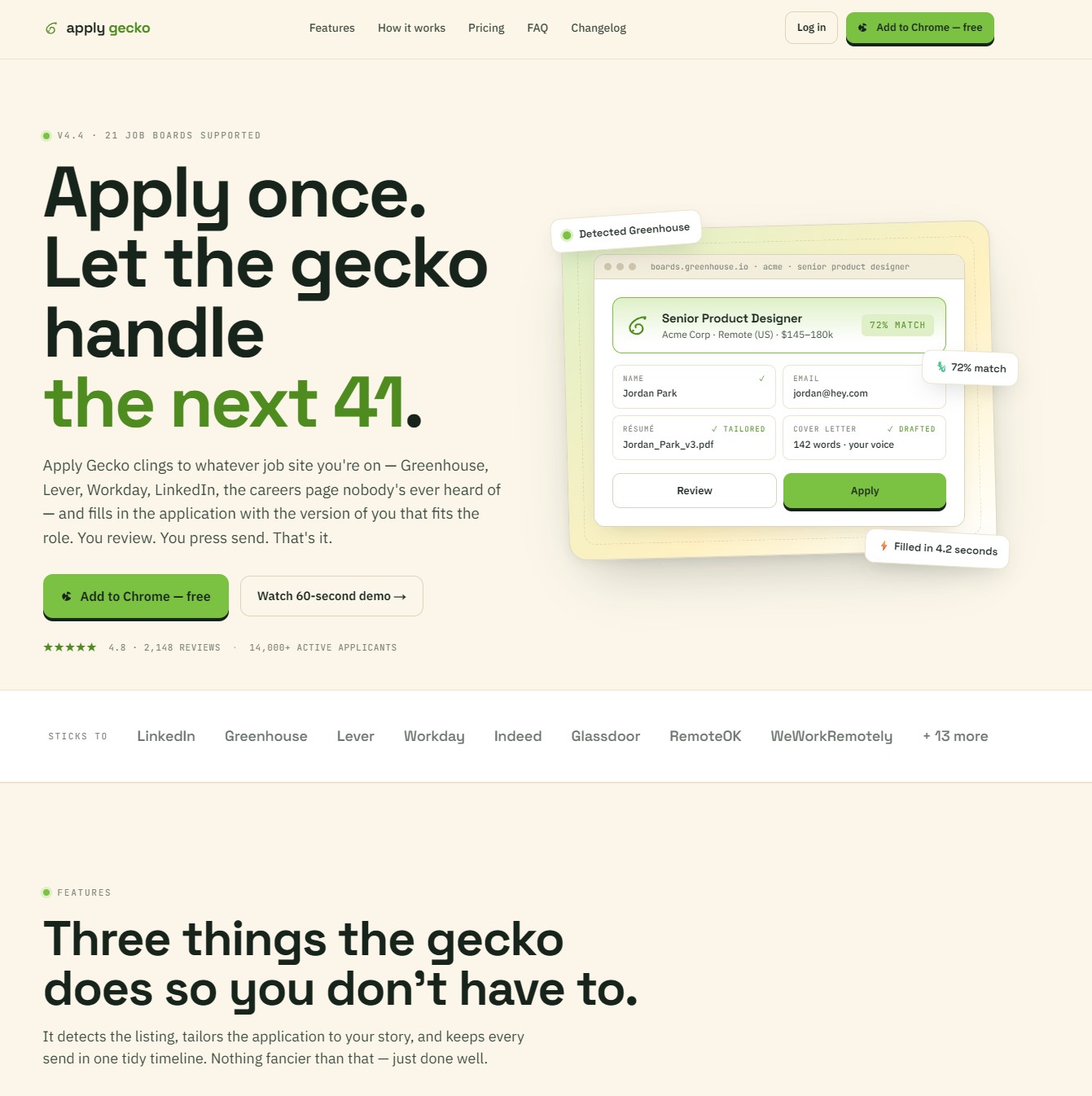 ApplyGecko - Job Search Assistant