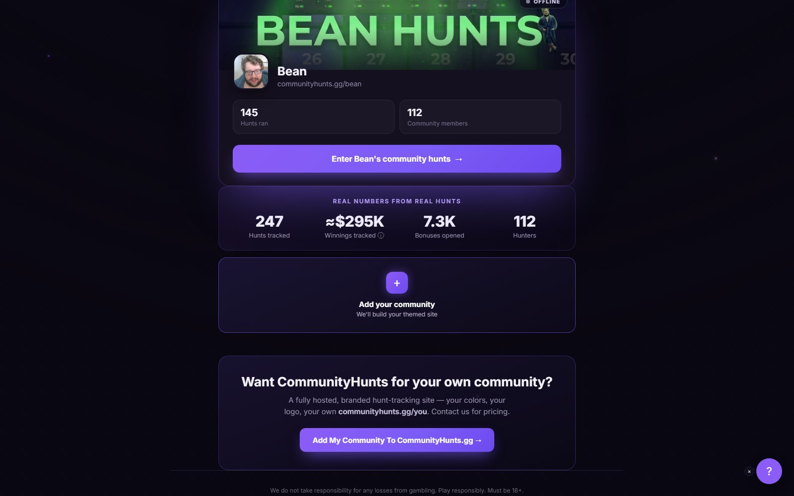 CommunityHunts.gg - Live Bonus Hunt Platform thumbnail 3