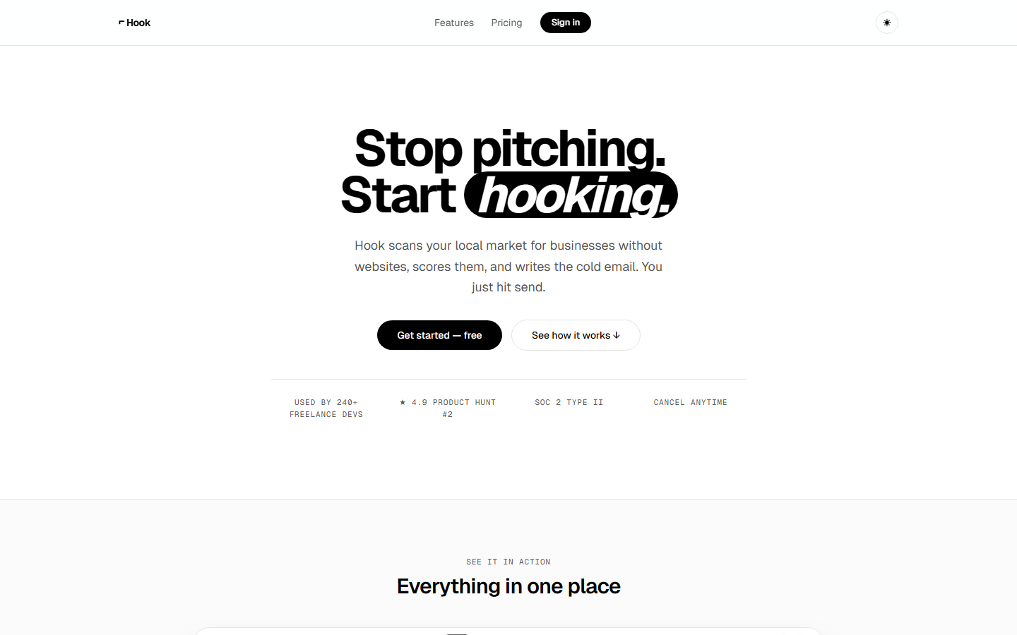 Hook - AI-Powered Lead Generation Tool thumbnail 2